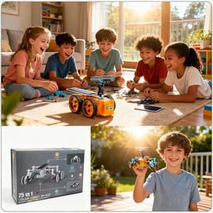 Robot transforming into 25 different modes